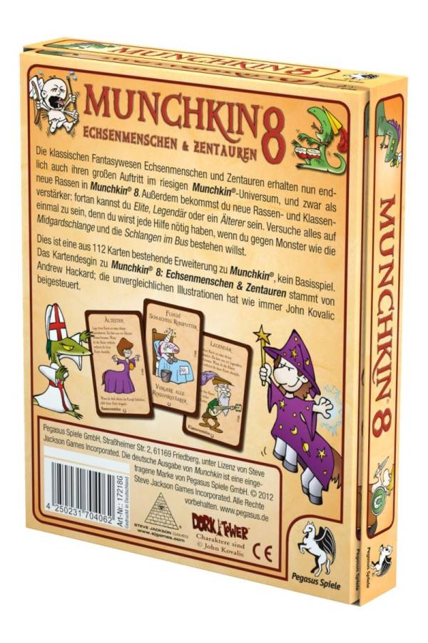 Munchkin 8: Echsenmenschen & Zentauren (Erw.)