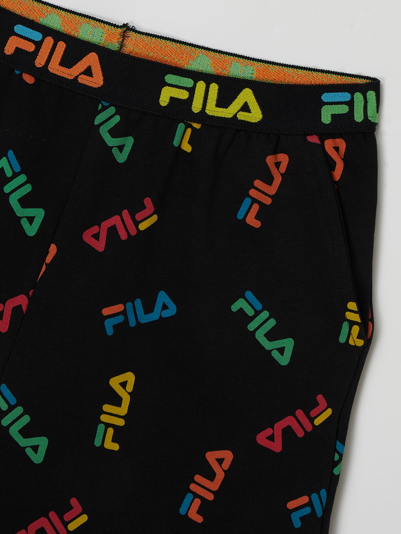 Pyjama mit kurzen Ärmeln in schwarz