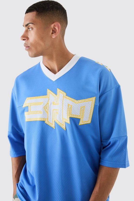 Oversize Bhm Satin Mesh-Oberteil