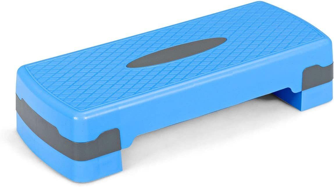 KOMFOTTEU Stepper Aerobic Steppbrett, mit 2 Stufen, bis 250 kg Belastbar