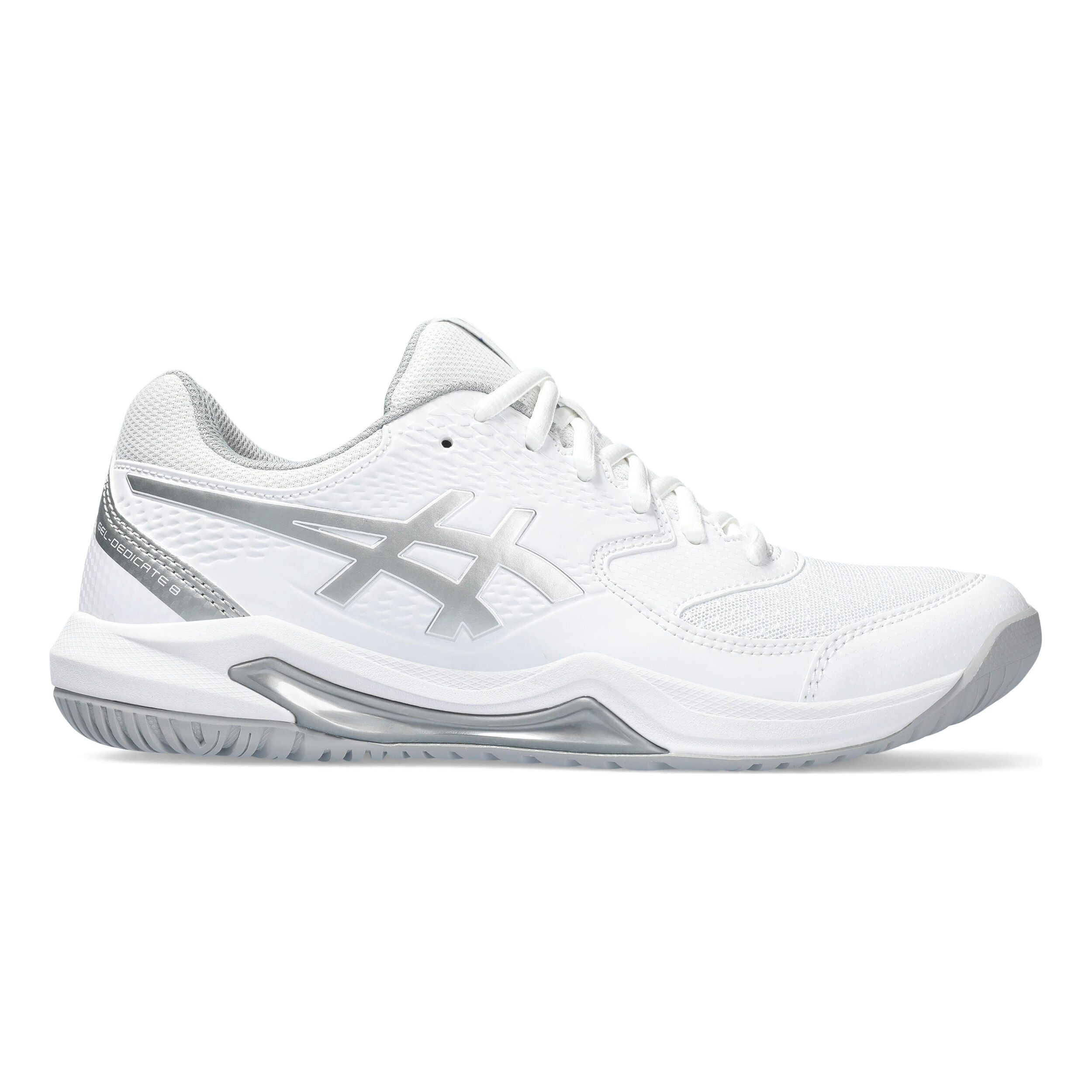 Gel-Dedicate 8 Allcourtschuh Damen - Weiß, Silber