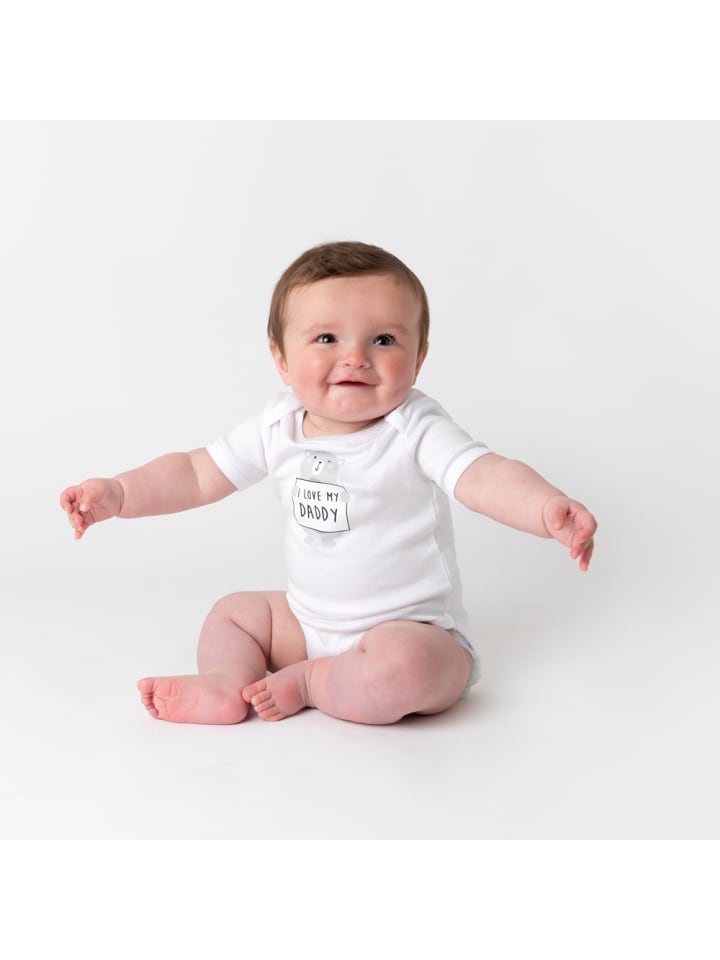Schlummersack Bio Baby-Body Slogan kurzarm in Schwarz günstig kaufen