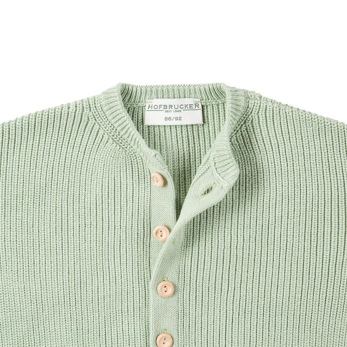 Hofbrucker seit 1948 Strickjacke Oversize Baby Strickjacke Mintgrün (1-tlg)