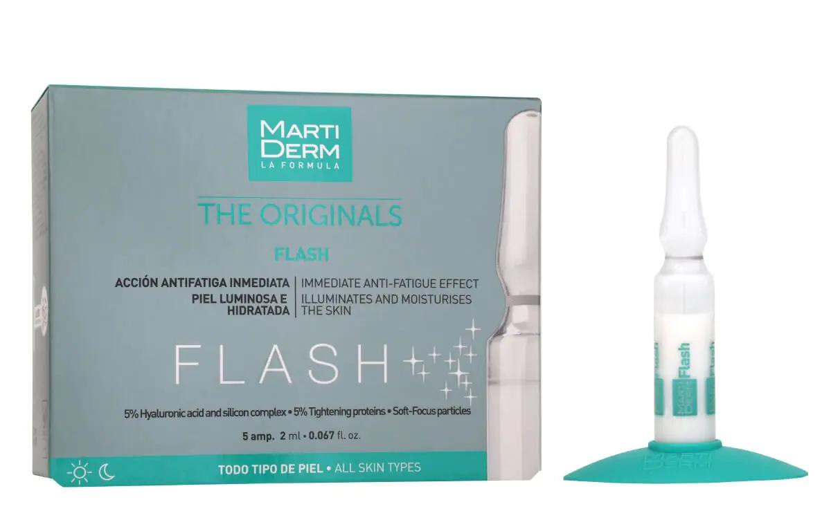 Martiderm Flash veido serumas ampulėse