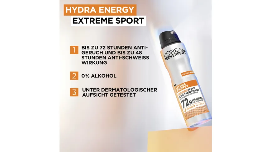L'Oréal Paris Men Expert Hydra Energy Sport Anti-Transpirant 150 ml