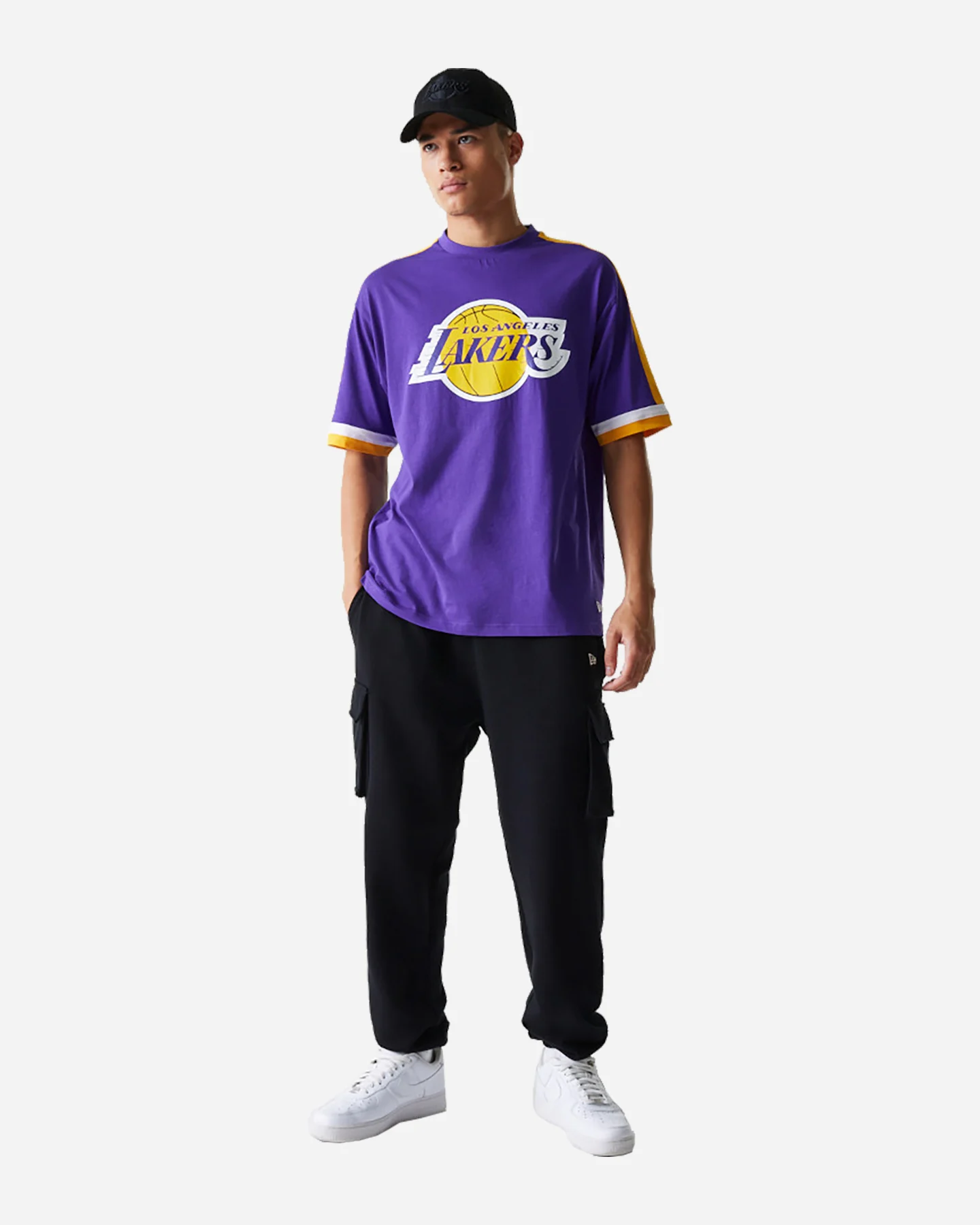 Basketbalové oblečenie New Era Panel Os Lakers M 60596252