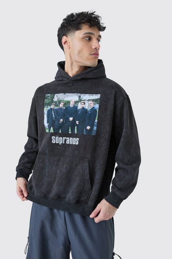 Oversize Hoodie mit lizenziertem Sopranos Print