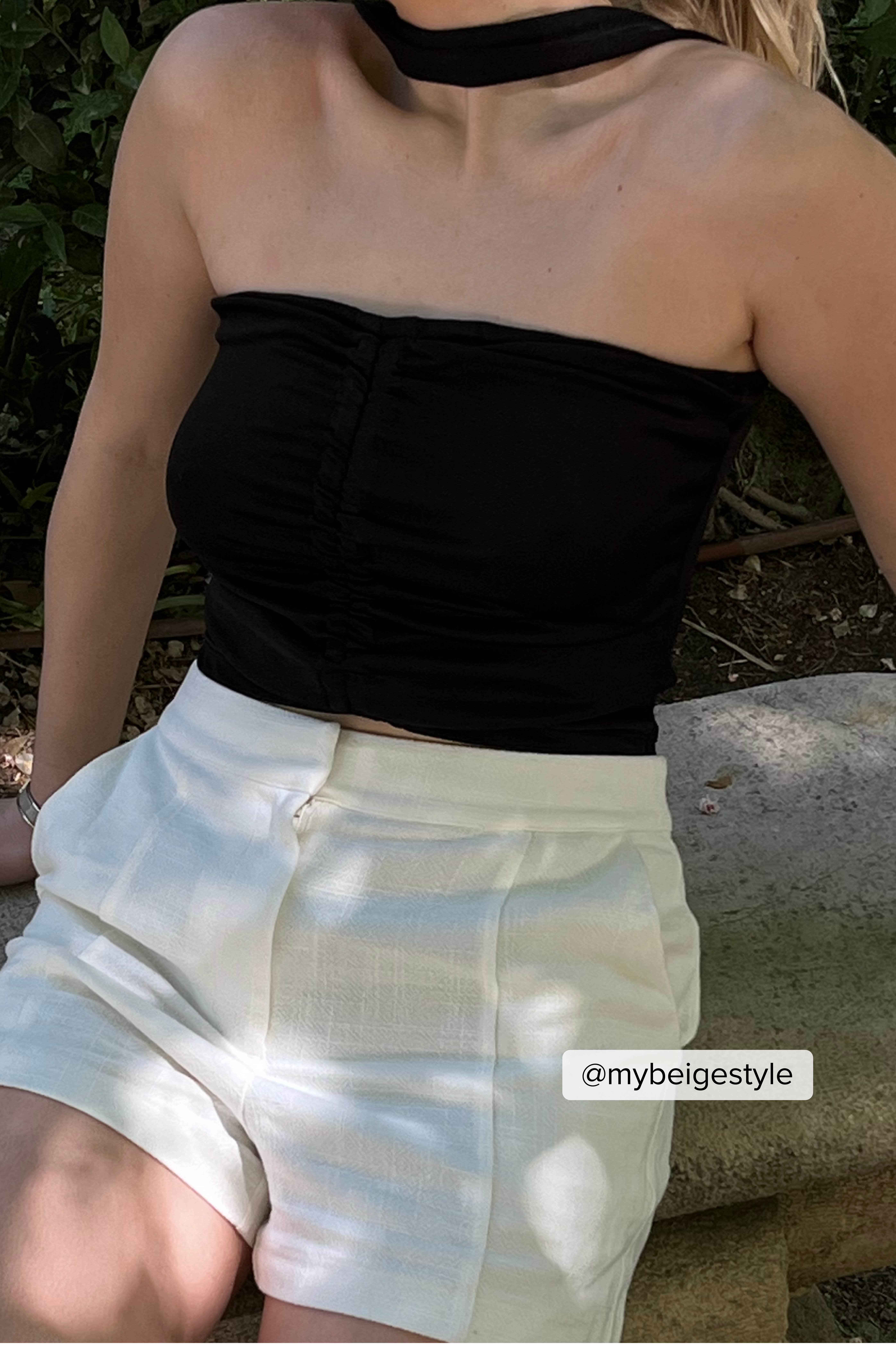 Tube-Top mit Schaldetail