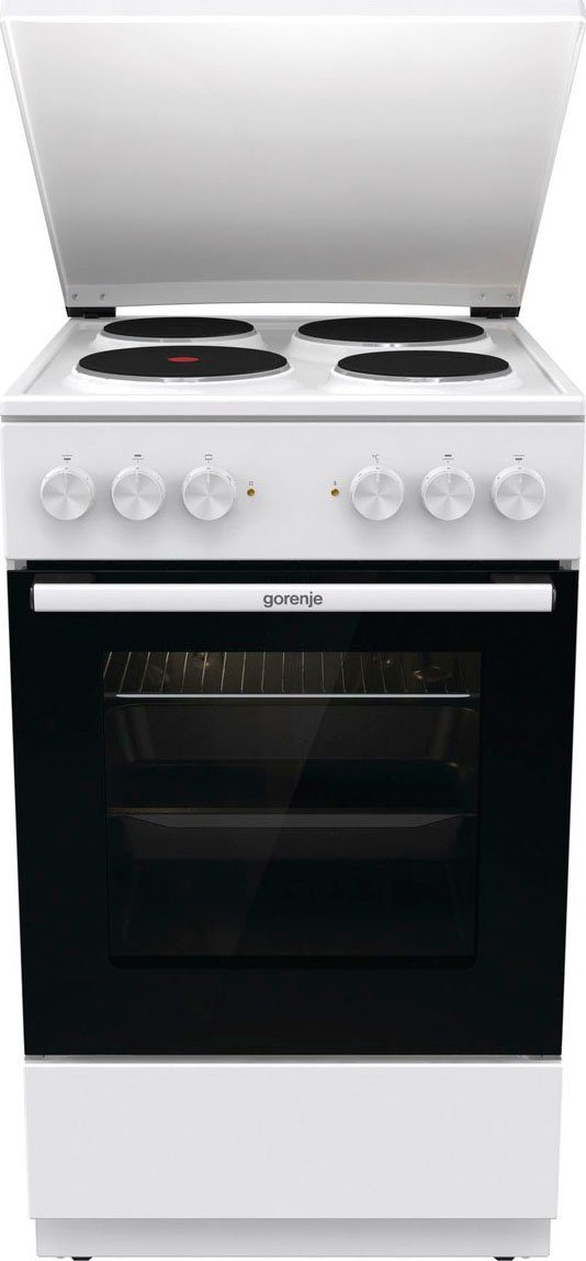 GORENJE Platten-Standherd GE 5A23WH, Aqua Clean, AirFry
