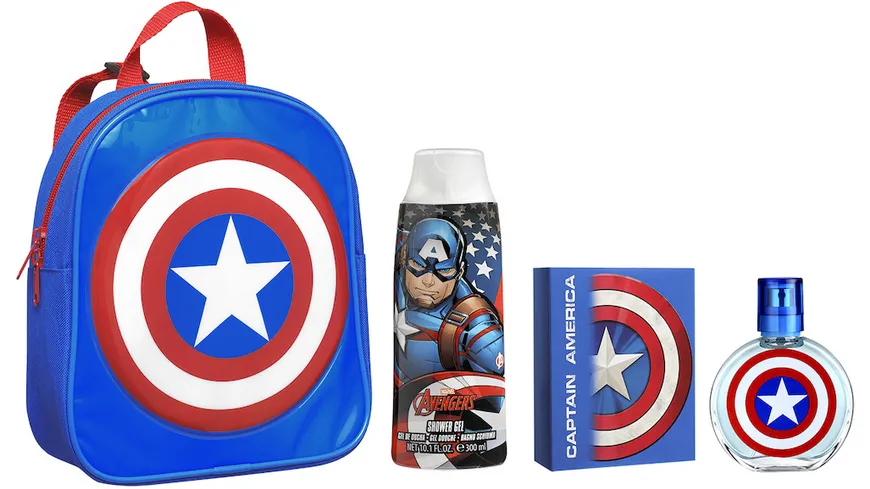 Marvel Captain America Geschenk Set 50 ml