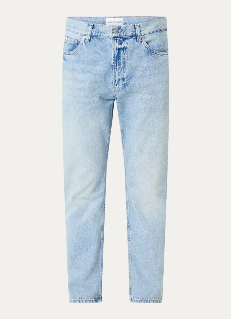 Calvin Klein slim fit jeans med lett vask