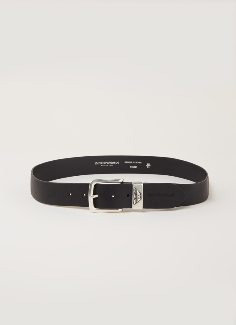 Ceinture en cuir Emporio Armani avec logo