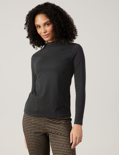 Langarmshirt mit Turtleneck