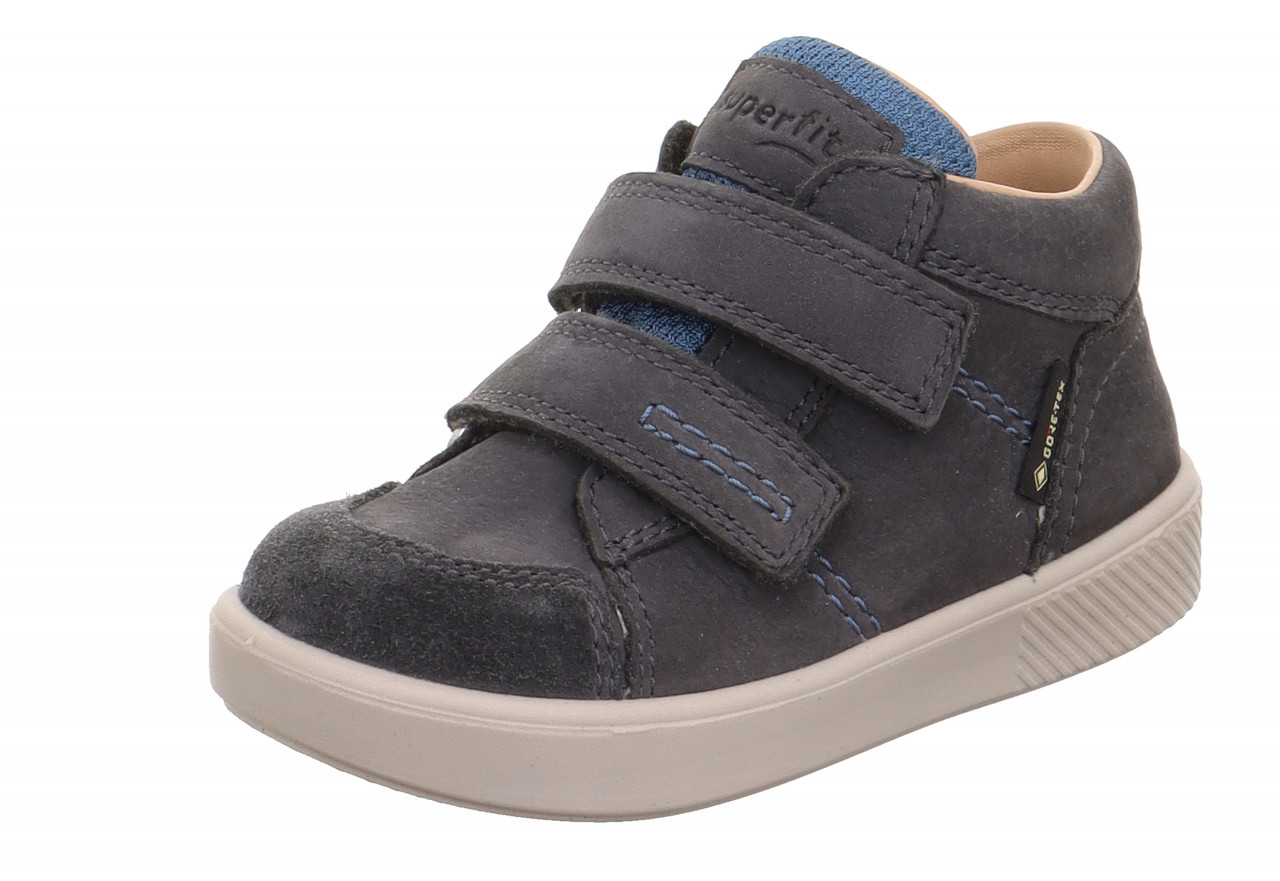 SUPIES - Grau/BlauSneaker low mit Klettverschluss