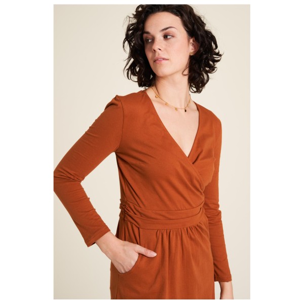Tranquillo - Women's Jersey-Kleid in Wickeloptik - Kleid