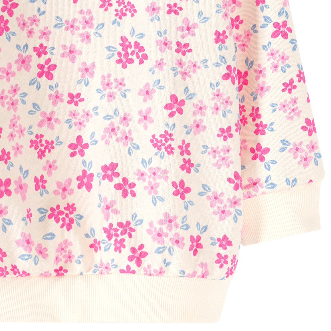 Mädchen Sweatshirt mit Glitzer-Schriftzug