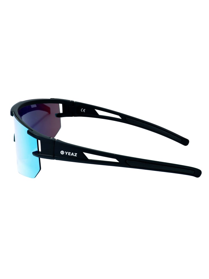 YEAZ SUNSPARK Sport-Sonnenbrille Black/Golden Green in gelb günstig kaufen onesize