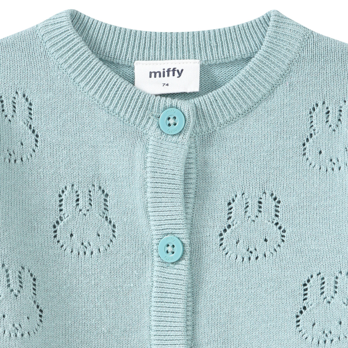 Miffy Strickjacke mit Lochmuster