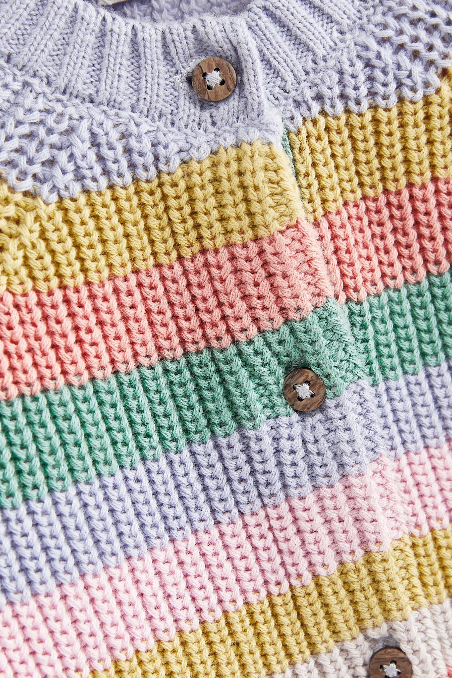 Next Strickjacke Strickjacke mit Streifen (1-tlg)