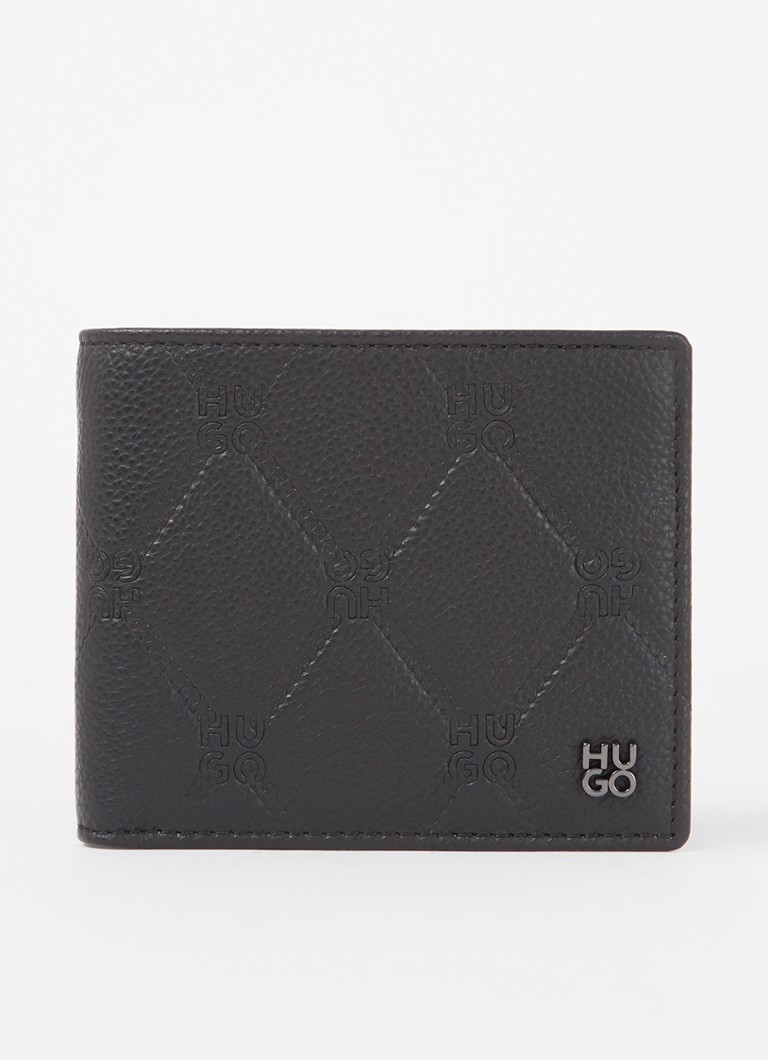 Portofel din piele HUGO BOSS cu logo în relief
