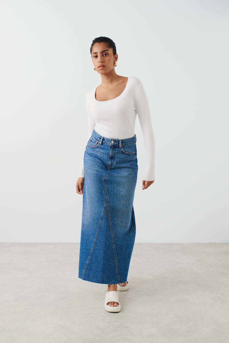 Long sleeve knitted top