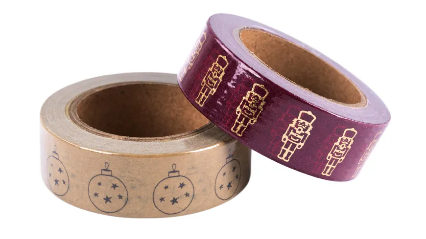 Rayher Washi Tape-Set Nussknacker 15mm x 10m