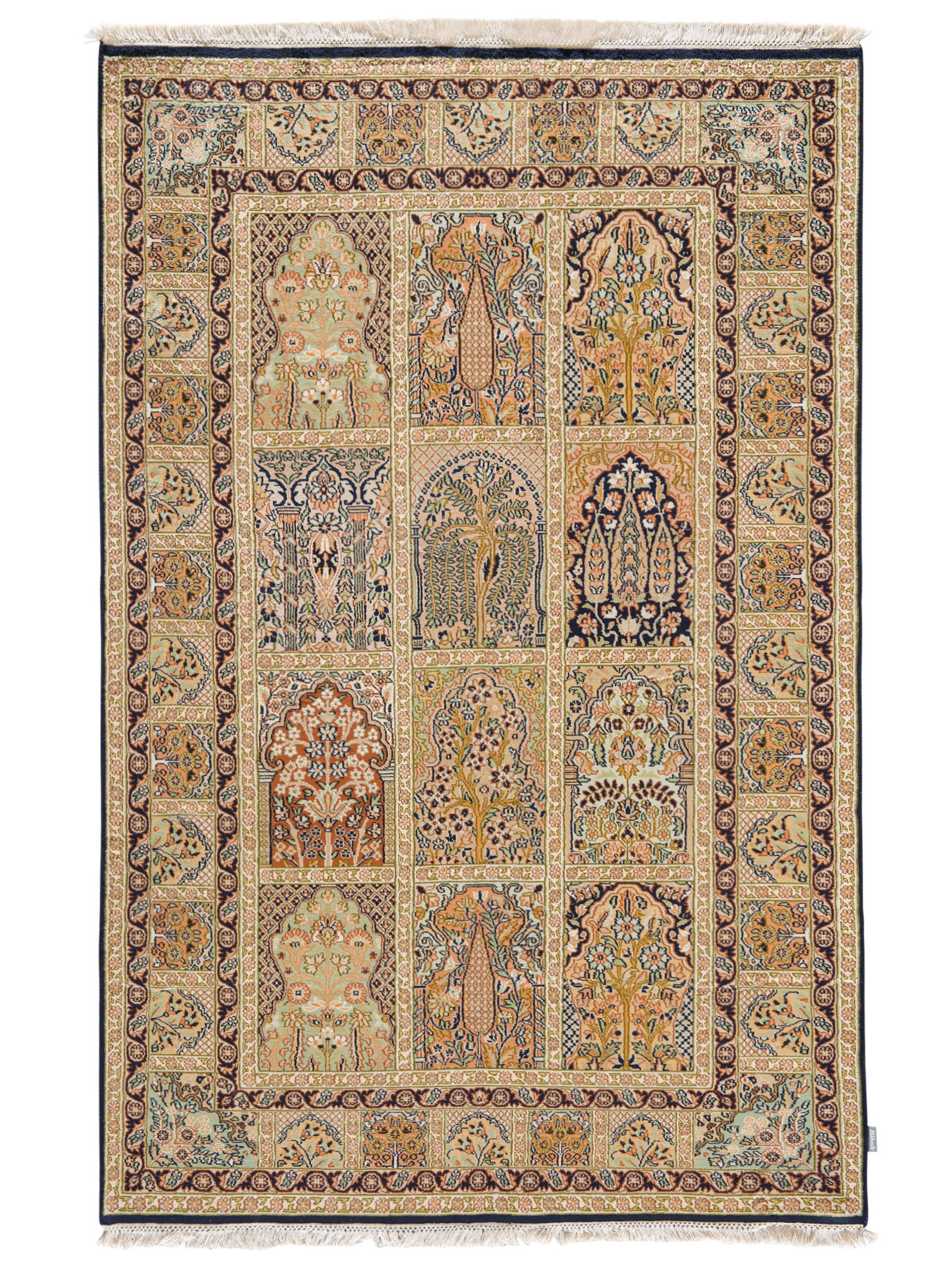 Kaschmir Seide 18/18 ca. 121 x 187 cm, Unikat / Einzelstück