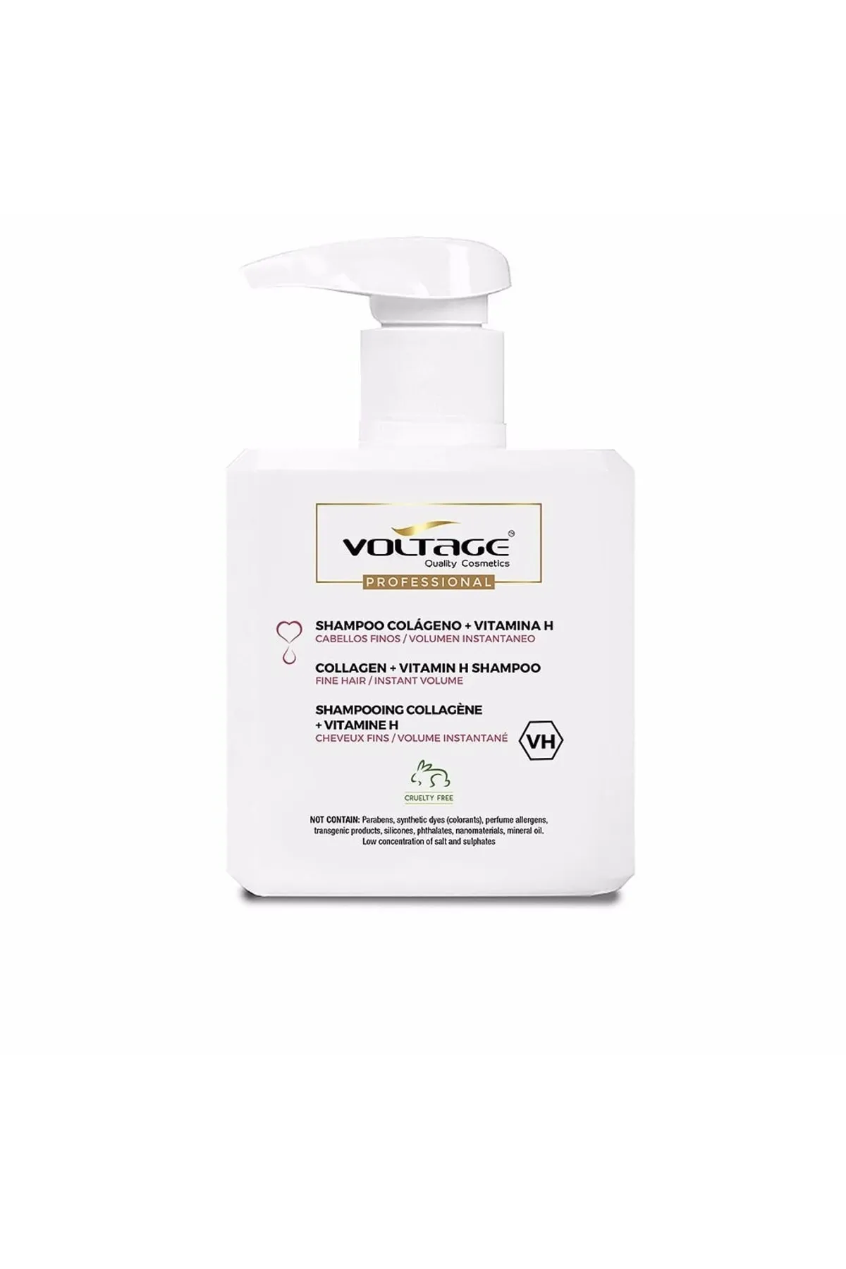 Voltage Cosmetics  Kollagen + Vitamin H Shampoo Voltage Cosmetics 500 ml