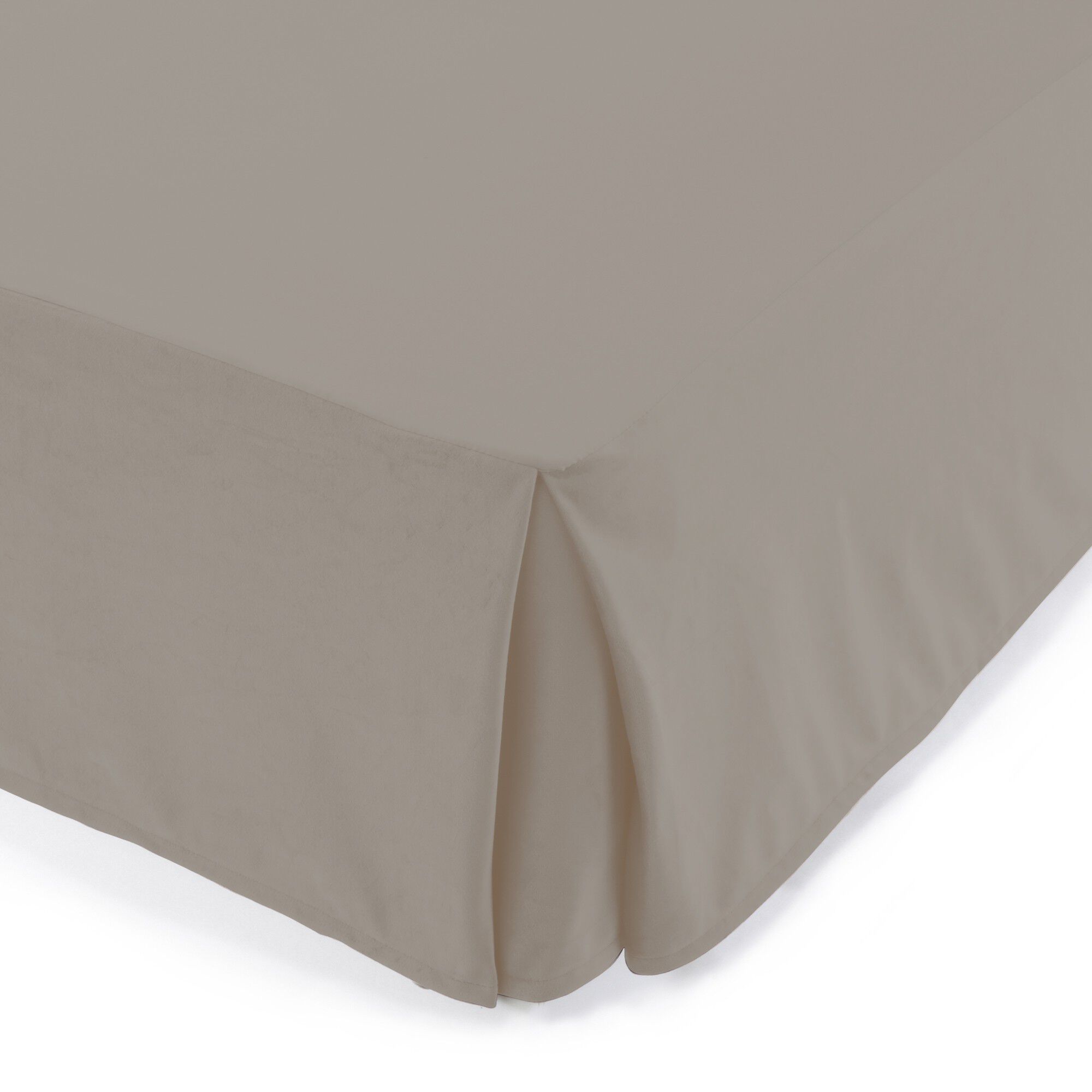 Cache-sommier intégral toucher velours