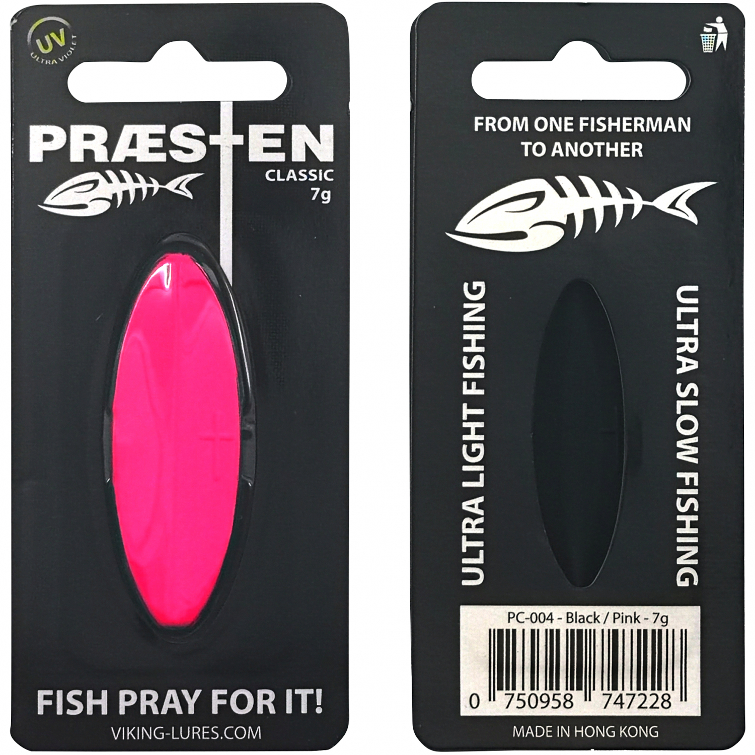 OGP Inlineköder Præsten Classic (Black/Pink)