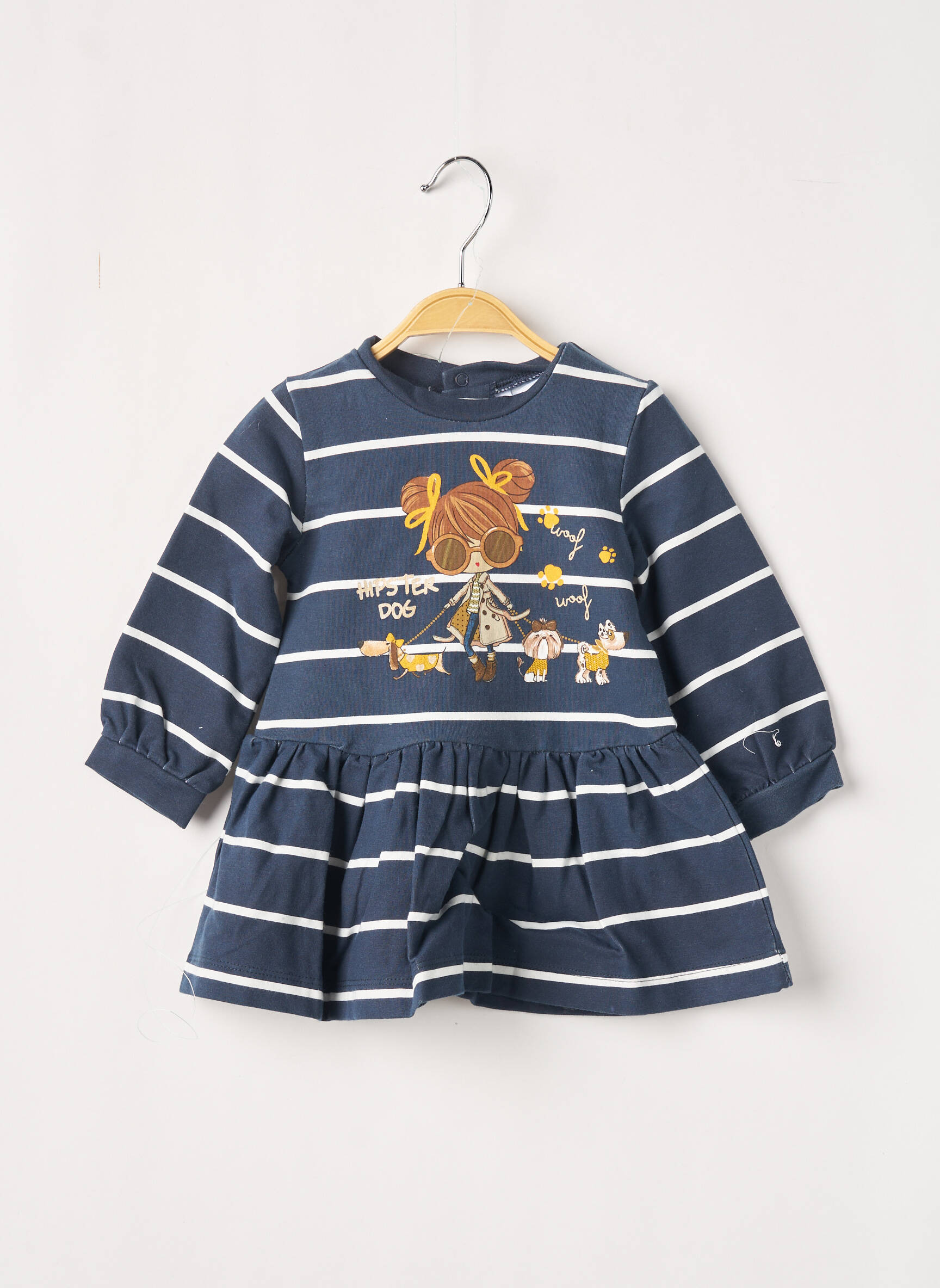 Mayoral Robes Mi Longues Fille couleur bleu