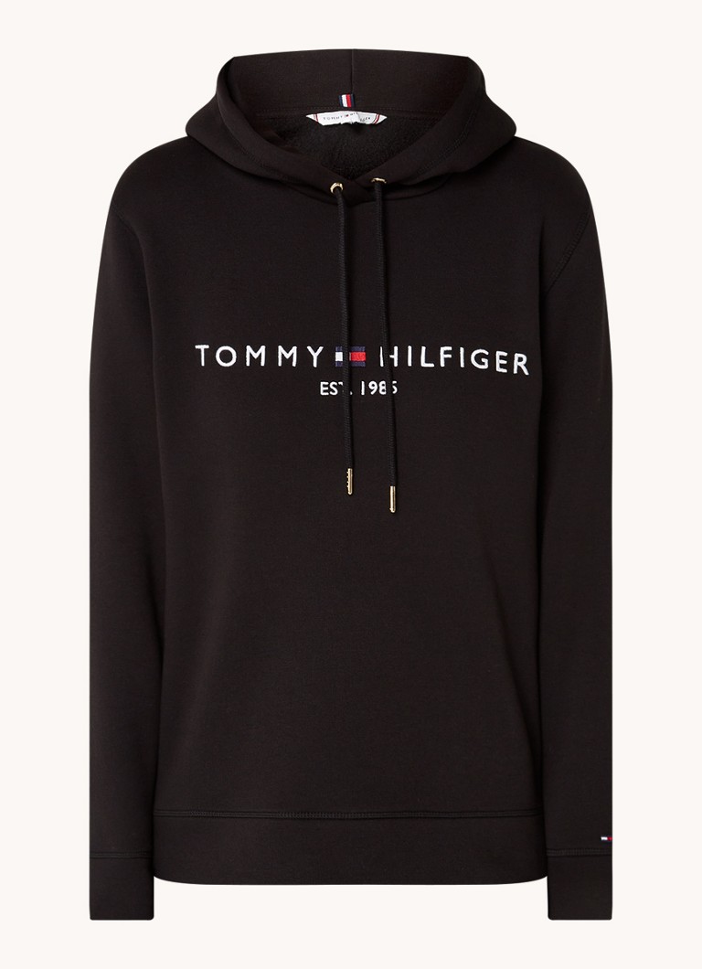 Hanorac din fleece cu logo brodat Tommy Hilfiger