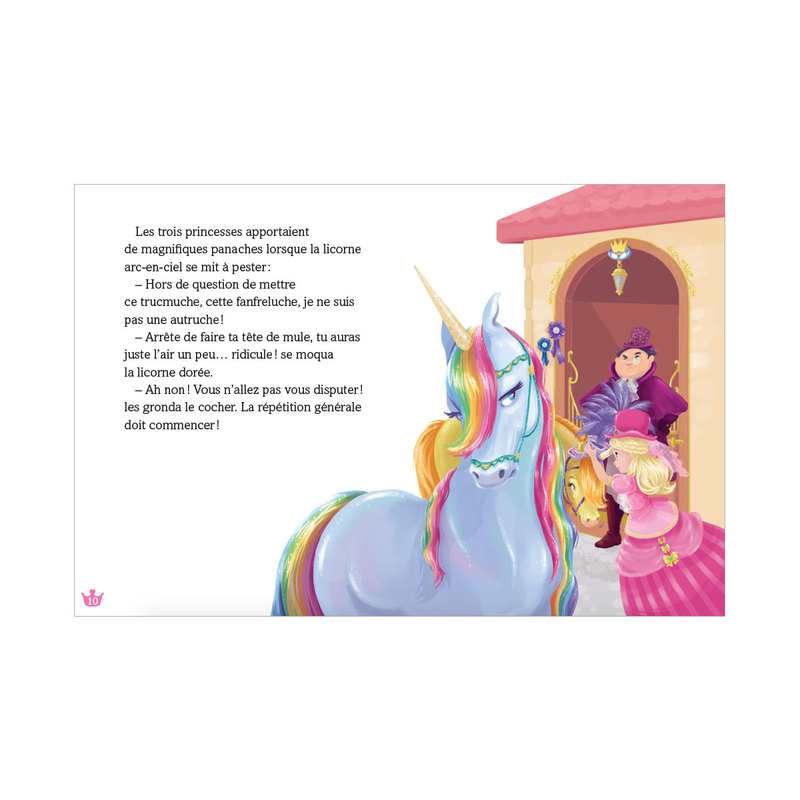 Livre 1, 2, 3 Princesses T7 Le spectacle des licornes - Play Bac