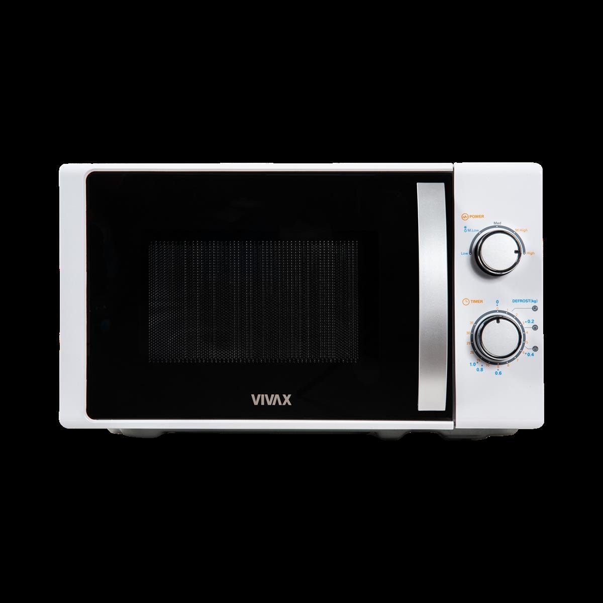 Vivax Mikrowelle 700 Watt 20l in weiß, MWO-2078, Mikrowelle, 20 l