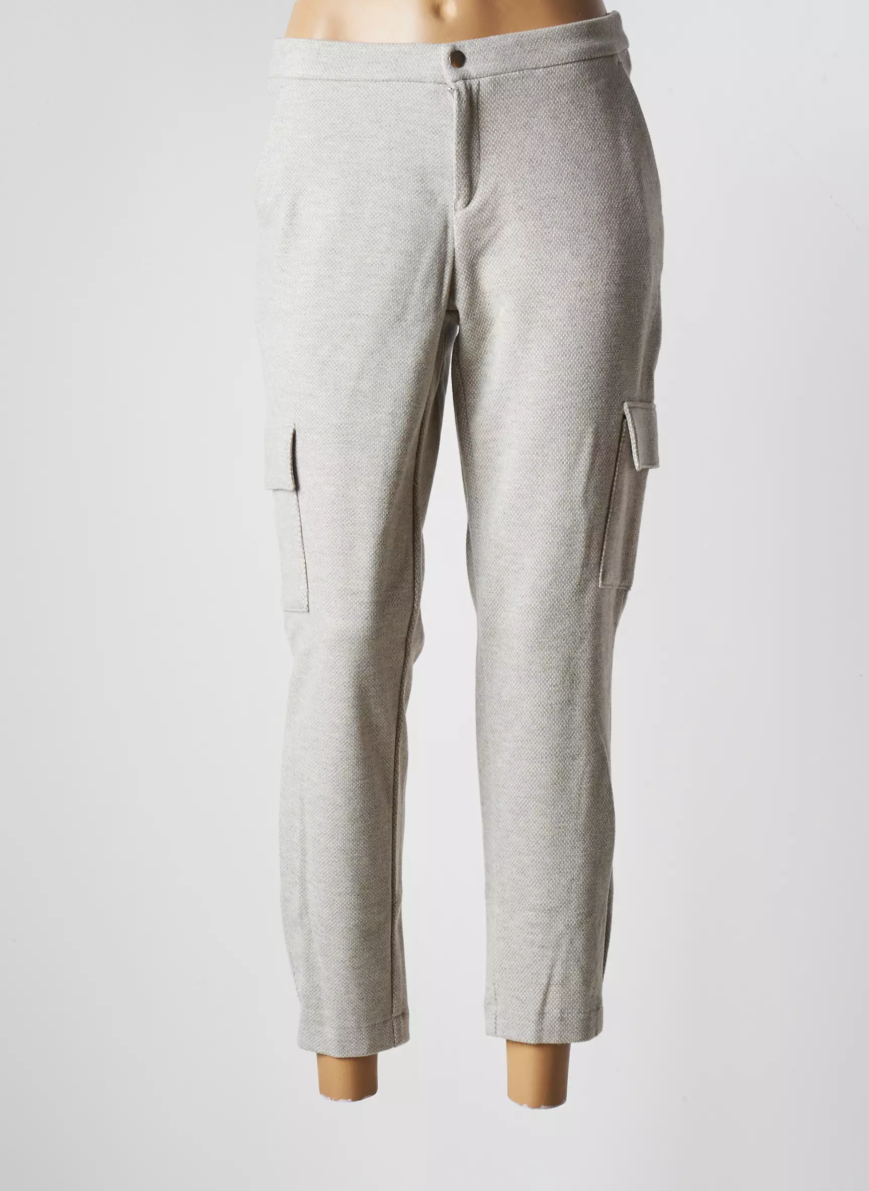 Brax Pantalons Cargo Femme couleur beige
