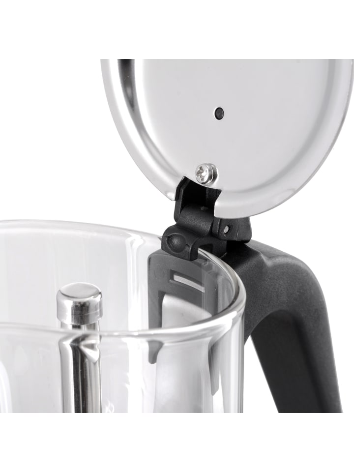 GRÄWE Espressokocher mit Glaskanne in silber günstig kaufen