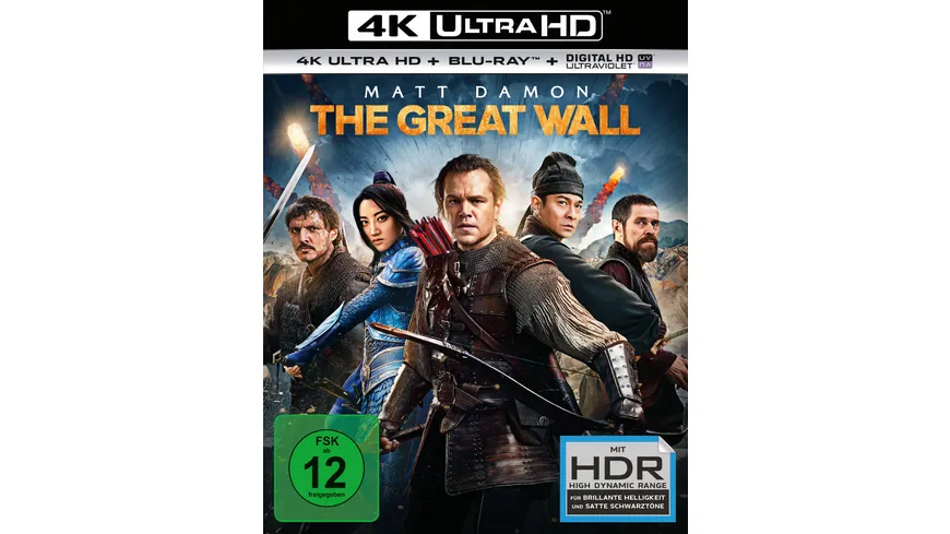 The Great Wall  (4K Ultra HD) (+ Blu-ray)