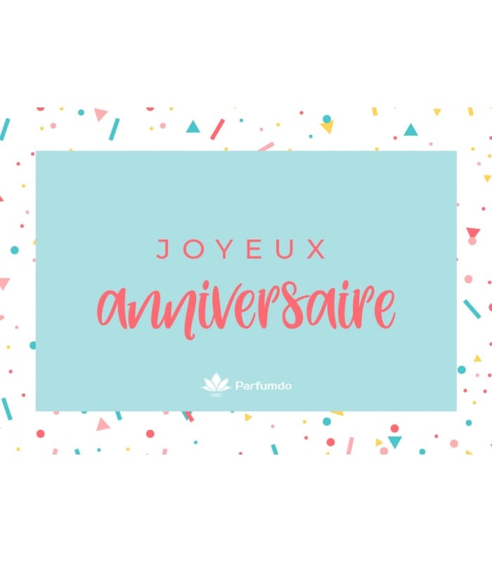 PARFUMDO-Carte Anniversaire-Carte anniversaire