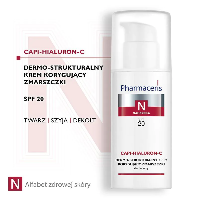 Pharmaceris N Capi-Hialuron-C Δερμοδομική κρέμα διόρθωσης ρυτίδων
