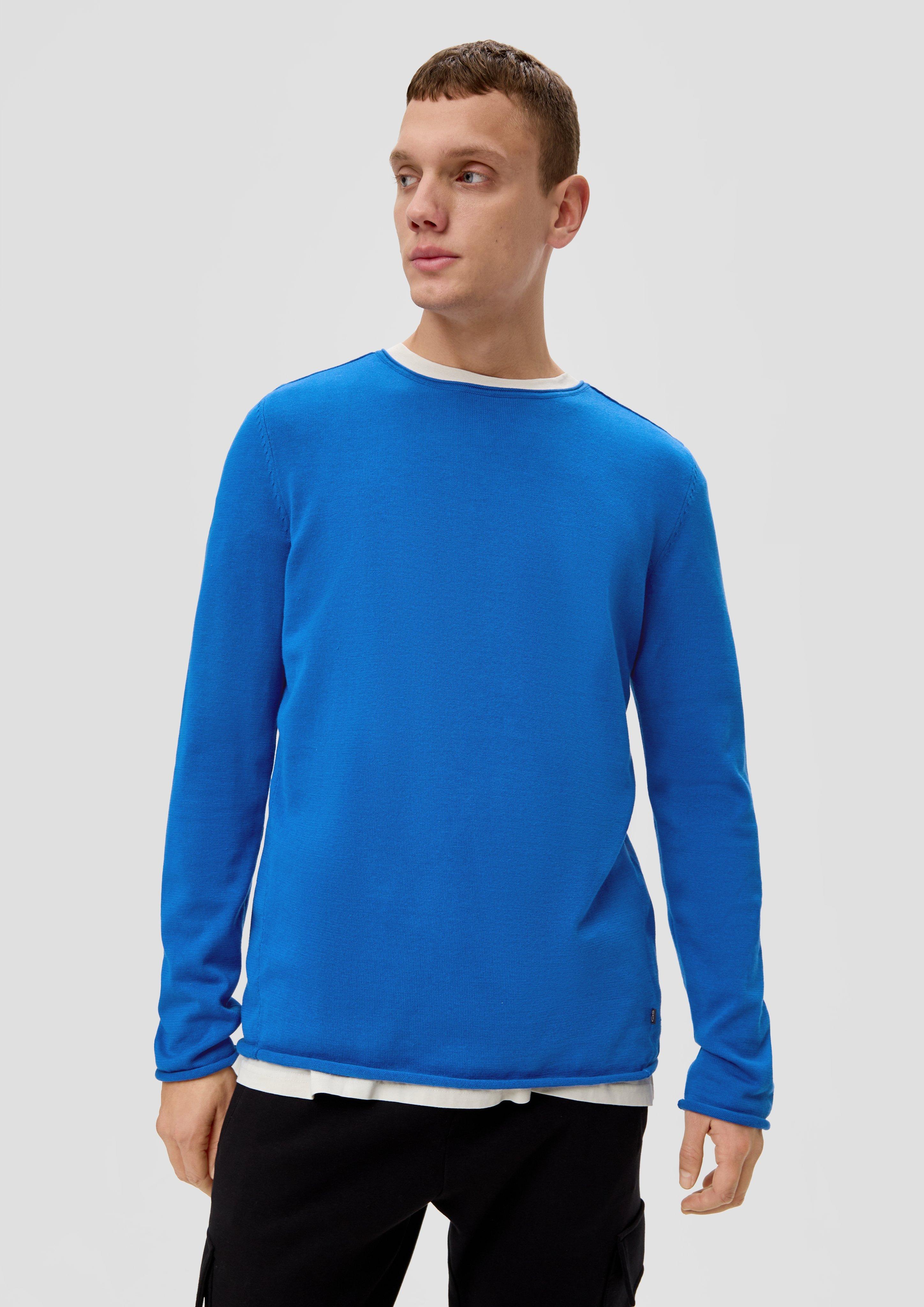 Leichter Strickpullover mit Rollsaum  2138635-5539