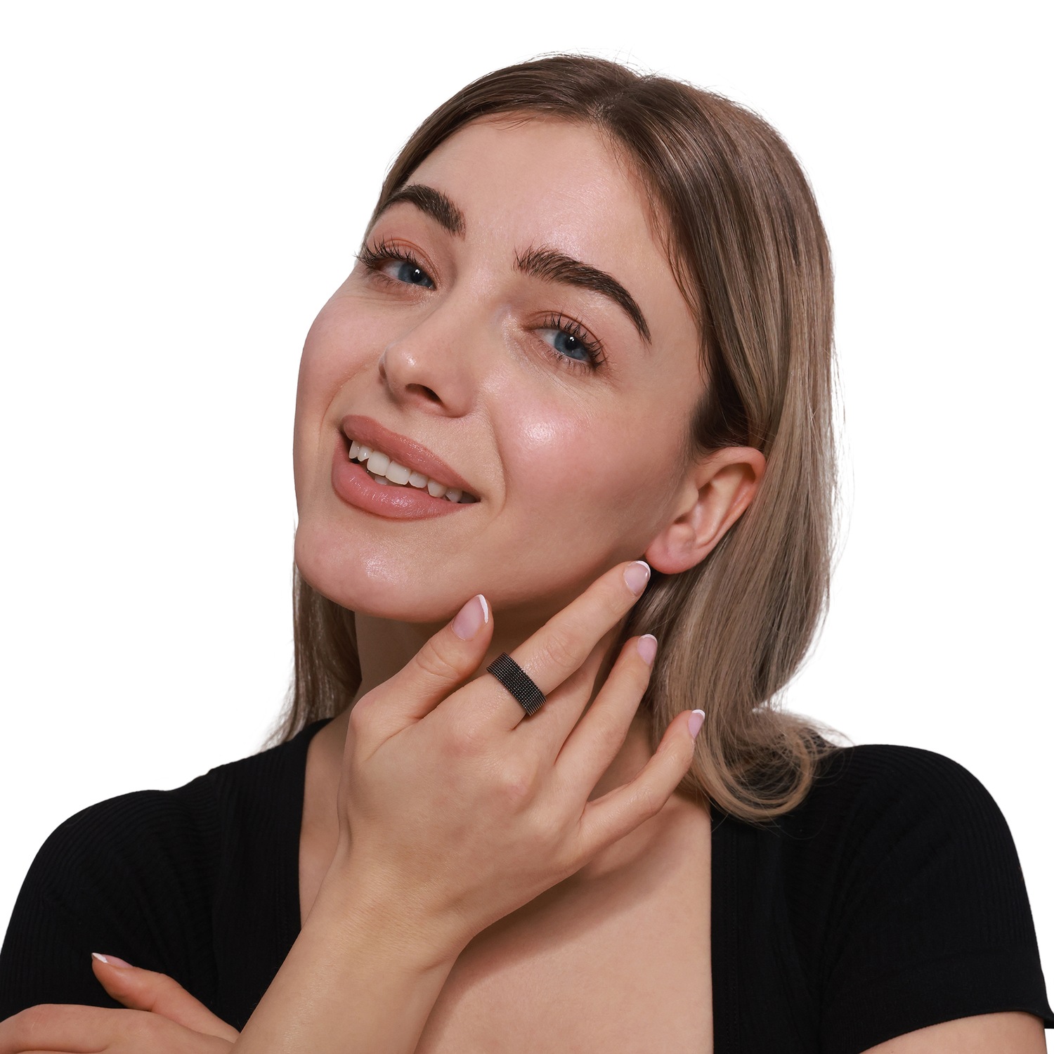 Bague Heideman Alexa noire