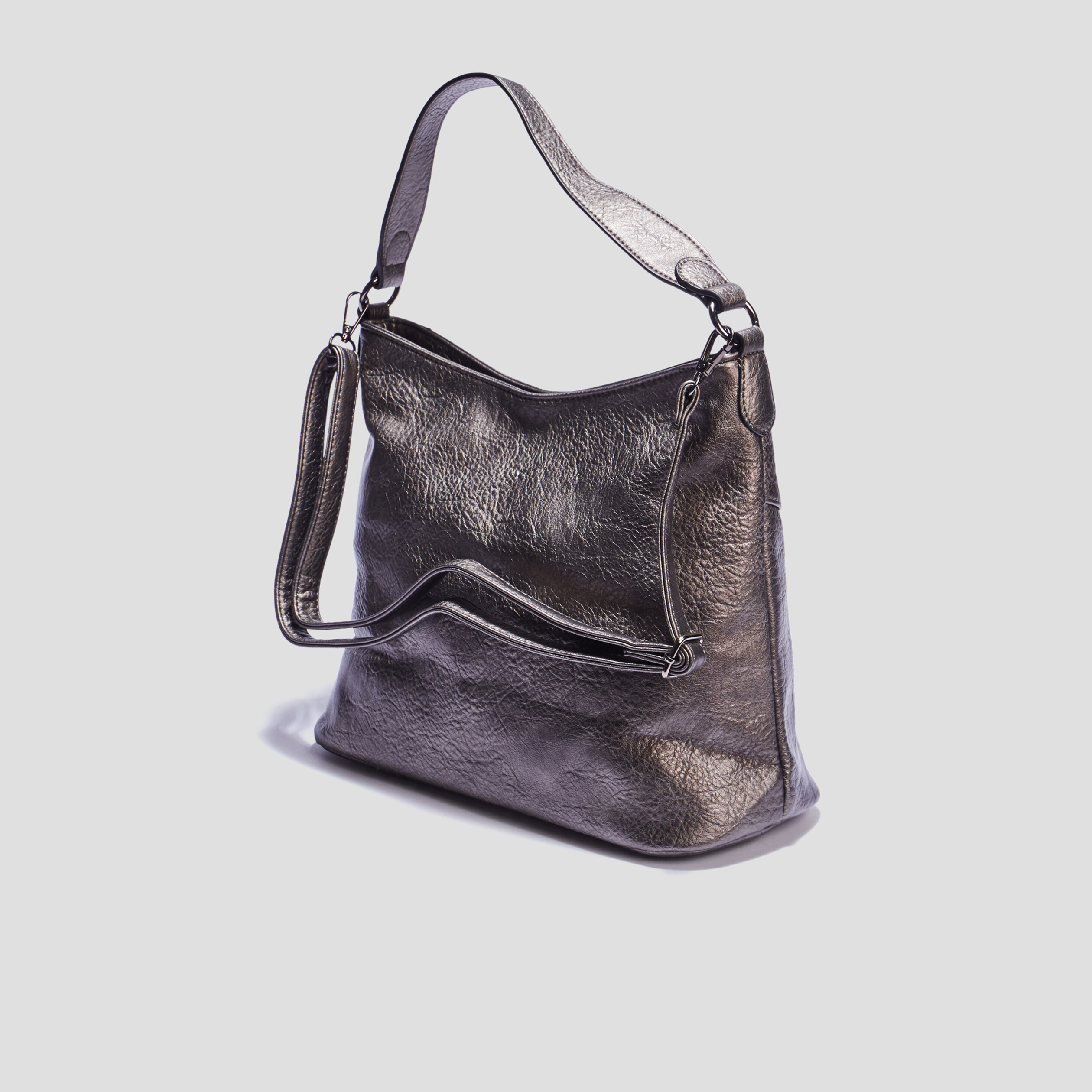 Sac porte épaule gris foncé femme | La Halle