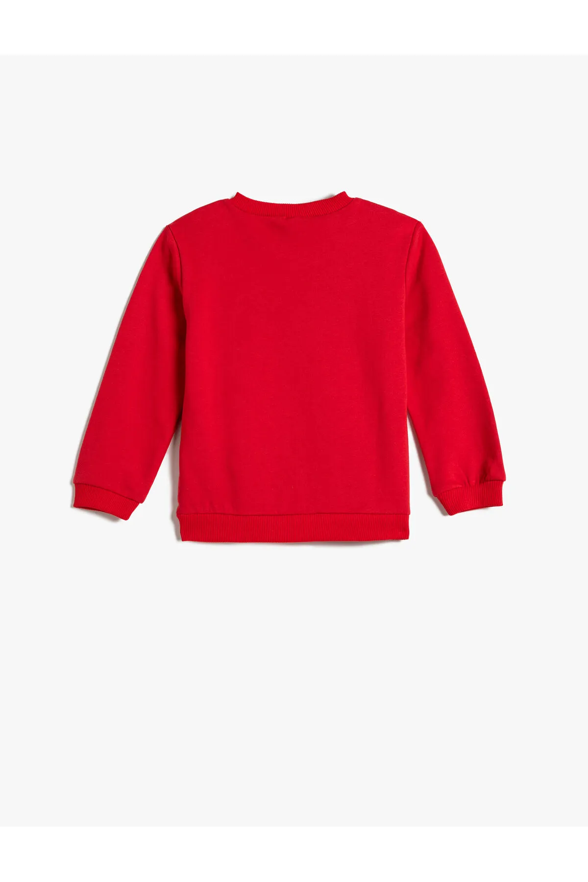 Koton  Bedrucktes Sweatshirt mit hohem Rundhalsausschnitt und langen Ärmeln