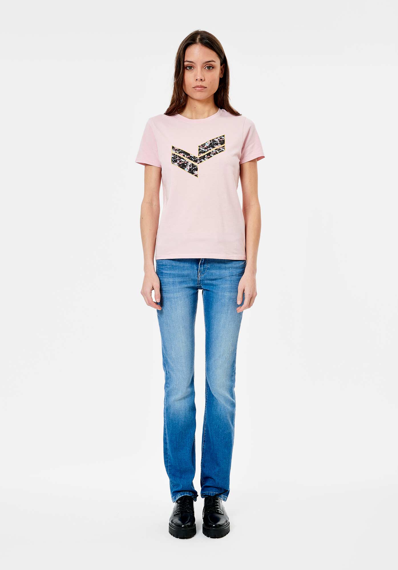 LOVE   T-shirt rose clair Femme