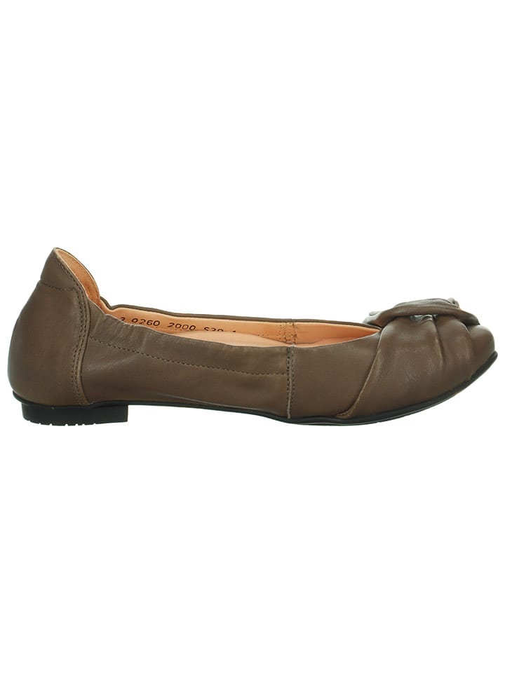 Think! Leder-Ballerinas 