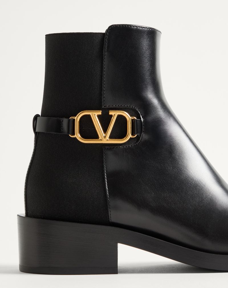 Bota VLogo Signature em couro de bezerro 30 mm