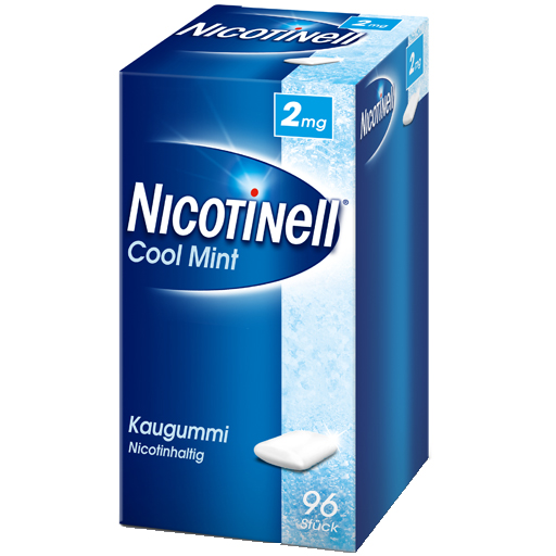 NICOTINELL Kaugummi Cool Mint 2 mg  96 St  Kaugummi