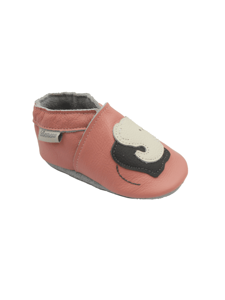 Yalion Leder-Krabbelschuhe 