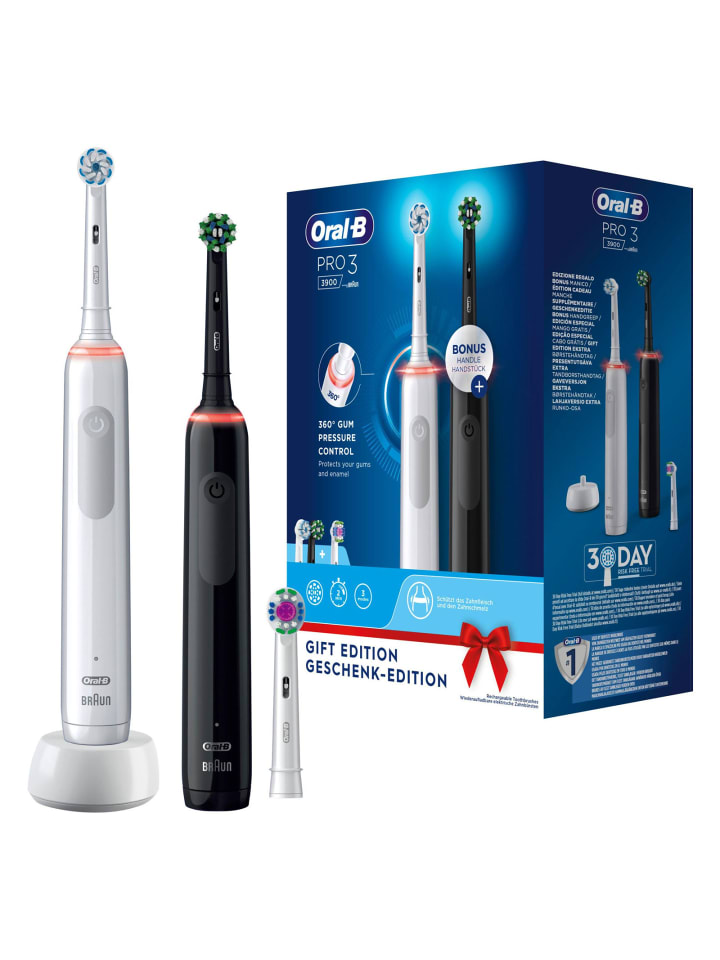 Oral-B Zahnbürste Pro 3 3900 weiß in Weiß günstig kaufen onesize