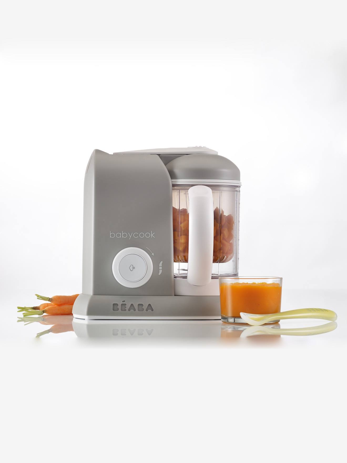 Robot 4 en 1 BEABA Babycook solo gris/blanc